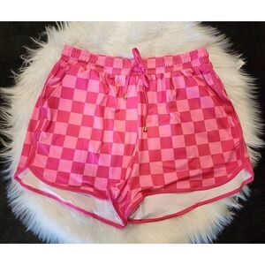 Everyday Checkered Drawstring Shorts